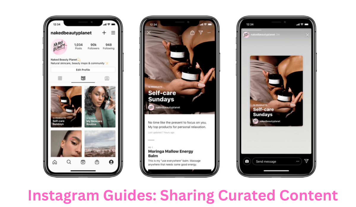 Instagram Guides Sharing Curated Content