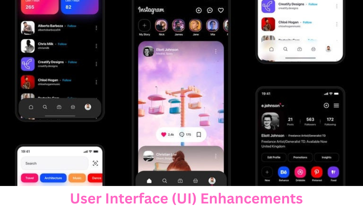 User Interface (UI) Enhancements